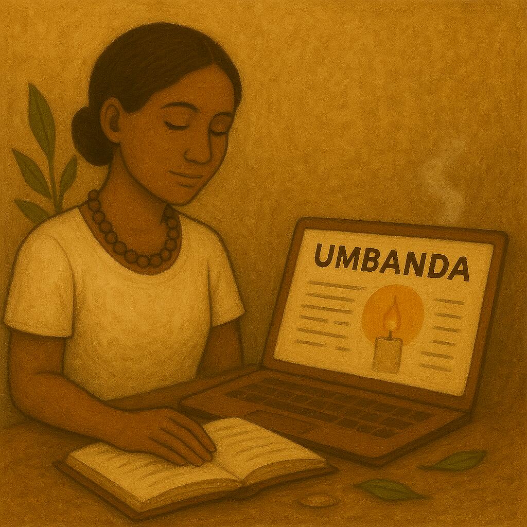 Posso estudar Umbanda pela internet?