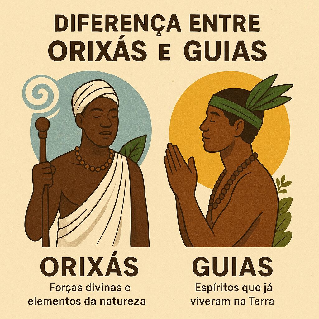 Diferença entre Orixás e Guias
