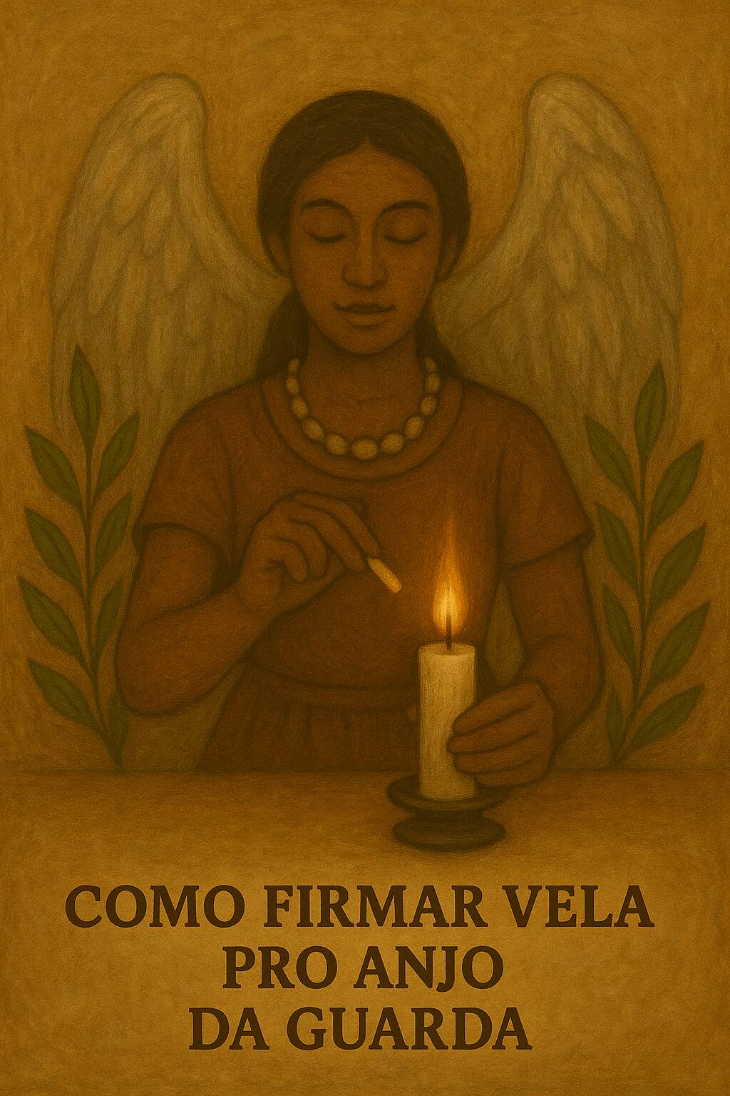 Como firmar vela pro anjo da guarda
