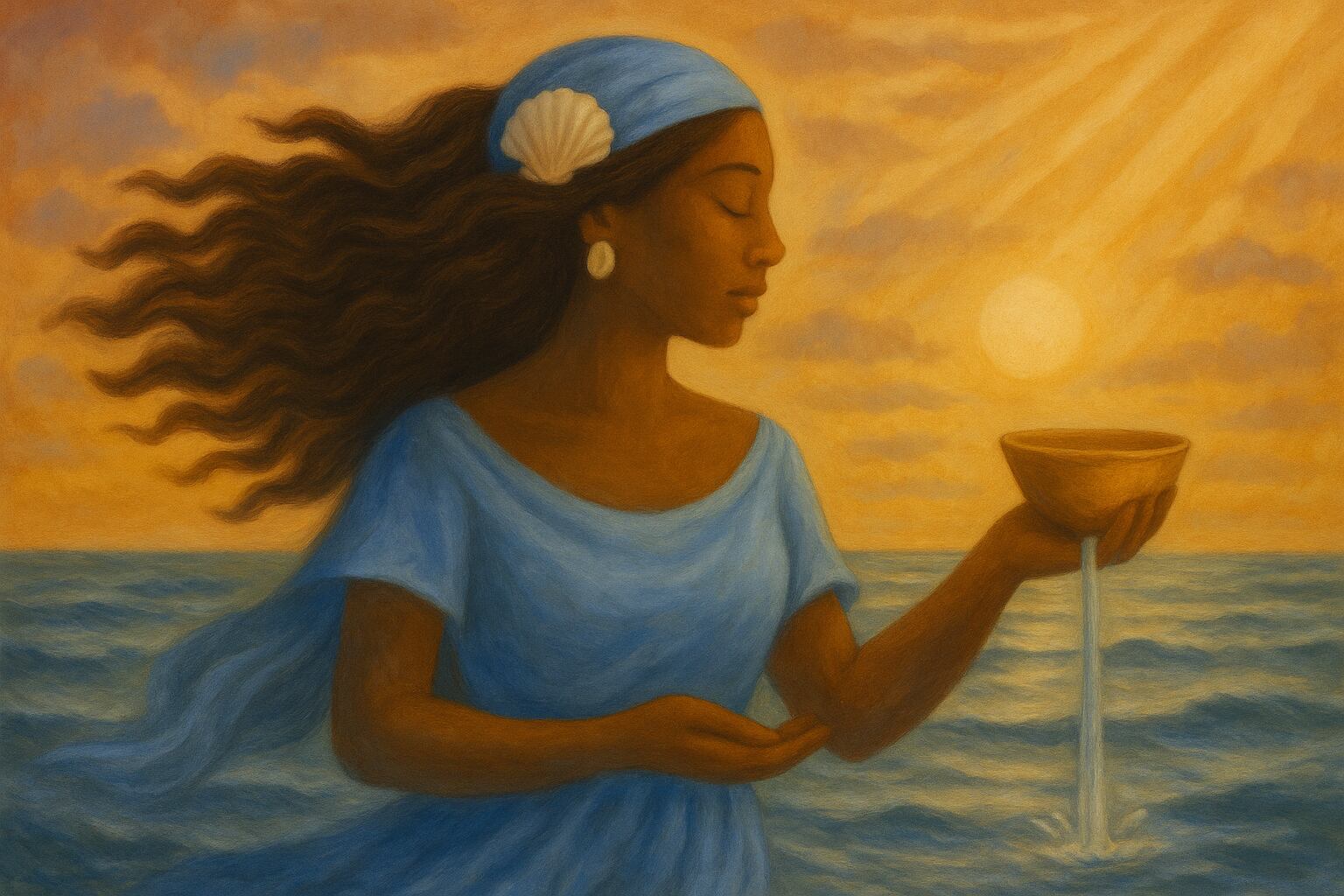 Oração para o equilíbrio das águas com Iemanjá